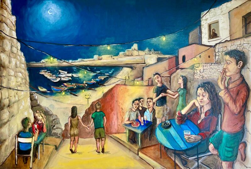 Serate estive - a Paintings by Gabriele Pietrantuono